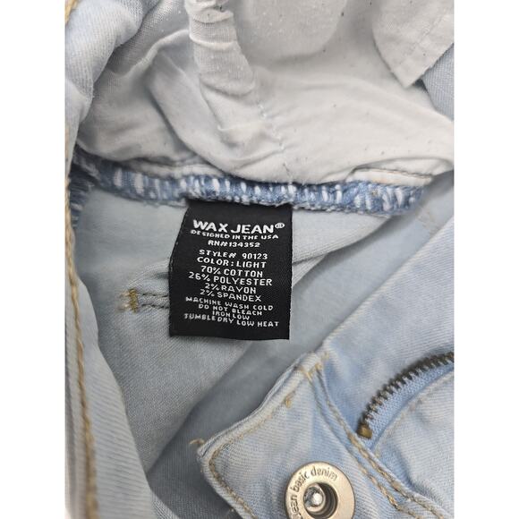 Wax Jean Los Angeles Denim Light Blue Skiny Jeans Size 9 [N] - Picture 10 of 11